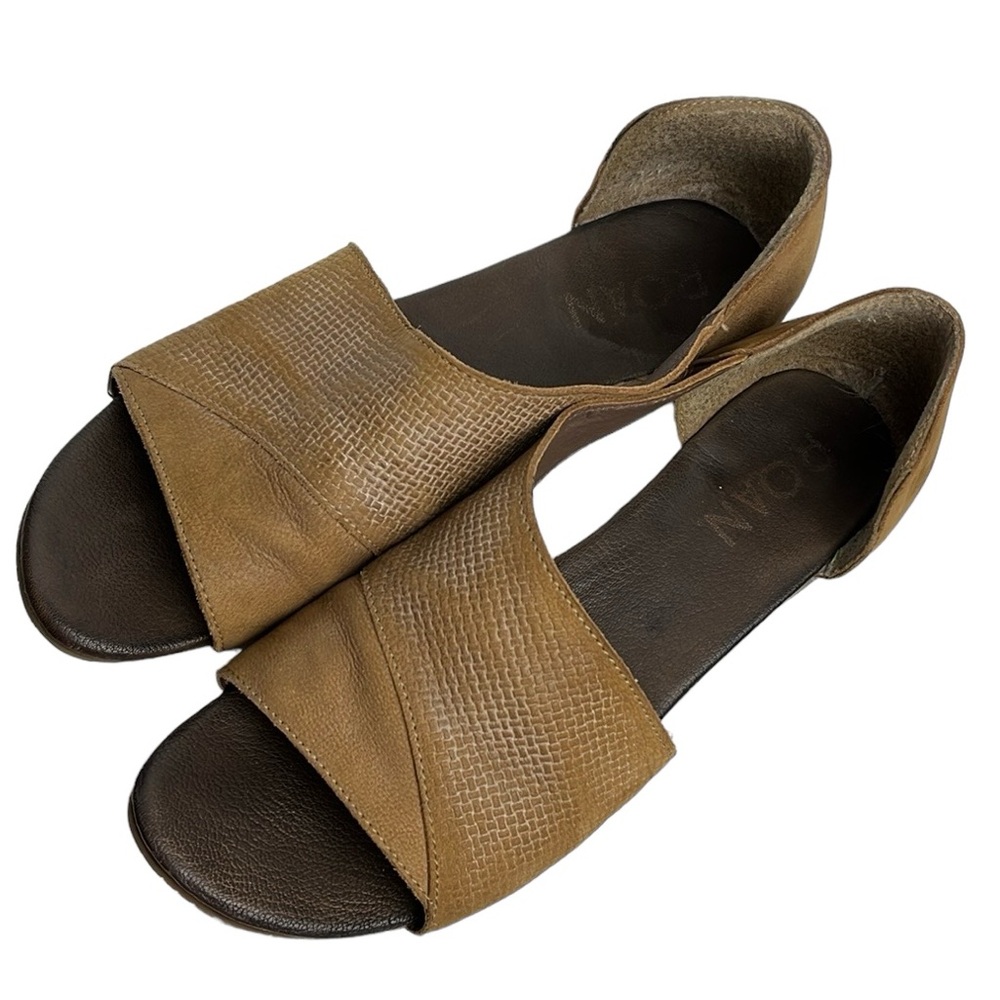Roan By Bed Stu Irie Distressed Leather Flats Sz 10